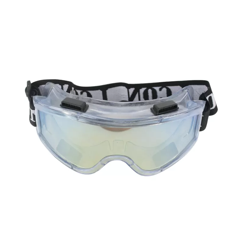 XYEHS 0607 Polycarbonate Ski Goggles, Impact Resistant Safety Snowboard Goggles, Anti-Fog, UV Protection Eye Mask, Adjustable Headband Eyeglasses - Image 1