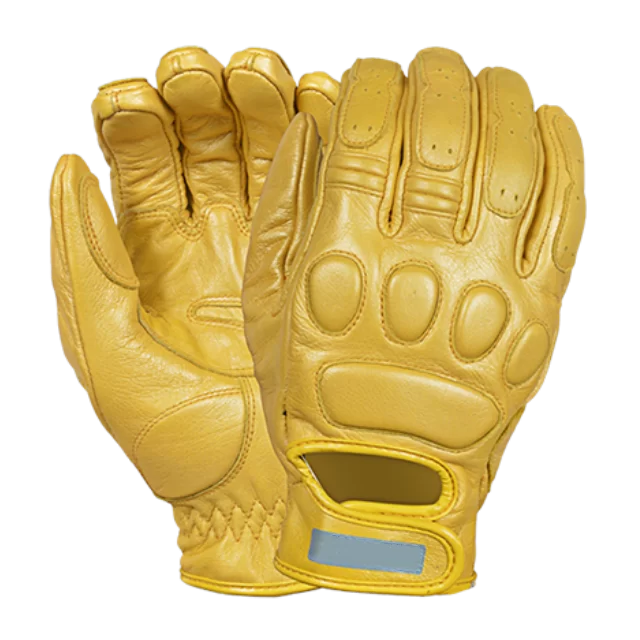 XYEHS 0522 Upgrade Goat Leather Safety Work Gloves with Reinforced Palm & Safety Cuff, Anti-Vibration, Anti-Slip, Super Soft - Image 1