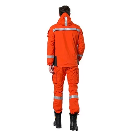 XYEHS Cold Resistant & Wind-proof Firefighting Uniform Suit with Jacket & Pants, Flame Retardant - Image 2